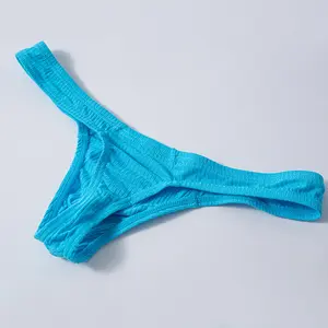 Men's Low Waist Sexy Cotton Briefs Men's Hip Lift Bikini Shorts Summer