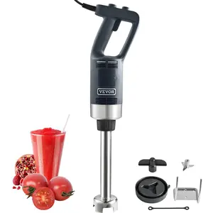 【Summervibes】VEVOR Commercial Immersion Blender, 500 Watt Heavy Duty Hand Mixer, Variable Speed Kitchen Stick Mixer with 304 Stainless Steel Blade, Multi-Purpose Portable Mixer for Soup, Smoothie, Puree, Baby Food