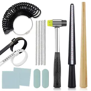 14Pcs Ring Sizer & Jewelry Making Kit – Professional Ring Measuring & Crafting Tools Set for Jewelry Makers & DIY Enthusiasts