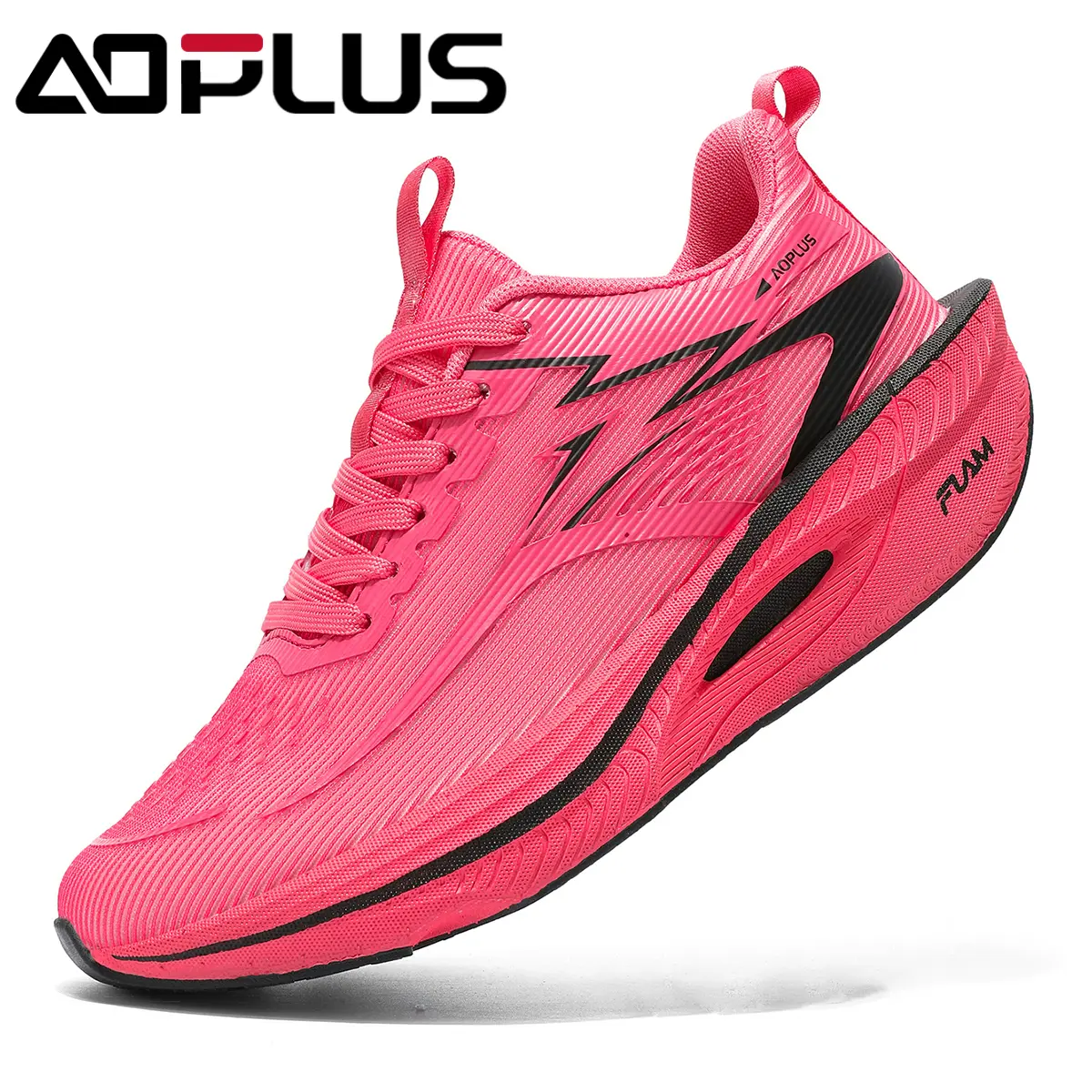 Men's Casual Workout Sneakers, Multi-Color Sporty Running Shoes in Cotton-PVC Fabric for Marathon Exercise, Running Sneakers, Men's Running Shoes