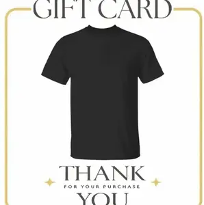 Gift Card Shirt, Thank You for Your Purchase Tee, Customer Appreciation T-Shirt.