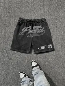 Men's Regular Fit Letter Print Boxer Briefs, Casual Comfy Breathable Underwear for Daily Wear, Mens Underwear for Summer, Cotton