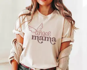 Angel Mama Shirt, Miscarriage Gift, Miscarriage Shirt, Angel Mom Shirt