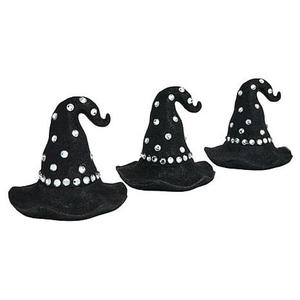 August & Leo Glitter Jeweled Witch Hats Set of 3