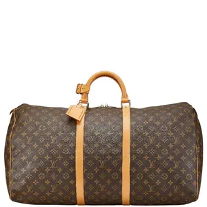Pre-owned Louis Vuitton Canvas Tote Bags Keepall 60 Monogram Travel Bag