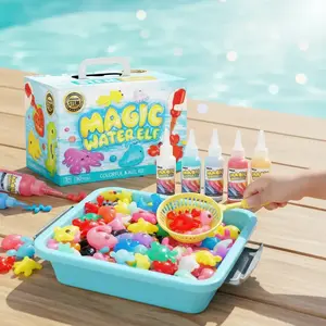 Kids Hydrogel Kit Summer Magic Set, Water Pet Slime Toy Making Kit, Creative Children Crafts, DIY Soft Foam Craft, Ages 6-8 Years Old