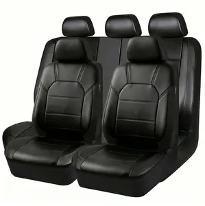 For Toyota Corolla S,SE,XSE 2014-2020 2023 Car 5 Seat Covers Front + Rear Pad Mat Cushion PU Leather Full Set, 4 Seasons Waterproof Breathable Non-Slip Easy Installation Seat Covers Protector Auto Accessories - Mother's Day Gift