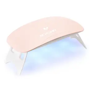 MOROVAN 6W UV Nail Lamp Pocketdry - Nail Tech Equipment Mini LED Light for Nails Flash Cure, USB Portable Gel Polish Dryer with 60s 120s Timer Setting, Professional Gel Curing Lamp for Manicure Nail Art Salon, Home DIY