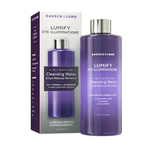 LUMIFY Eye Illuminations 3-In-1 Micellar Cleansing Water & Eye Makeup Remover
