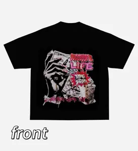 UNISEX BOXY CROP SUCCESSFUL LIFE T SHIRTS Cotton Menswear dark design