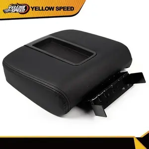 Car Armrest Box Cover Kit, Fit for 07-14 Silverado & GMC Sierra Front Center Console Lid Accessory