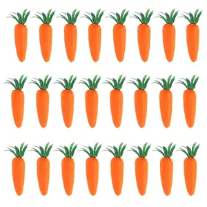 Artificial Carrots  for Mini Simulation Carrots for Home Party DIY Crafts Decorations[1.13]