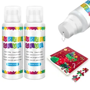 New Upgrade Puzzle Glue, Fast Drying, Easy to Apply, Quick Dry Adhesive, 1000/1500/3000 Piece Puzzle Protection Glue, 2 Bottles 240ML