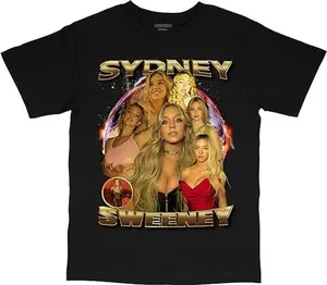 Sydney Sweeney Actress Vintage Style T-Shirt