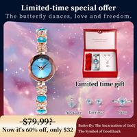 Baby blue(Love Gift Box+Ring+ Earrings +Necklace)