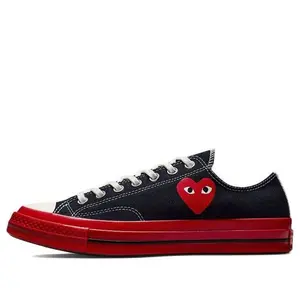 Converse x COMME des GARCONS PLAY Chuck 70 Low 'Black Red' A01795C