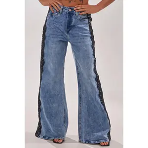 LOCKED IN LACE DENIM