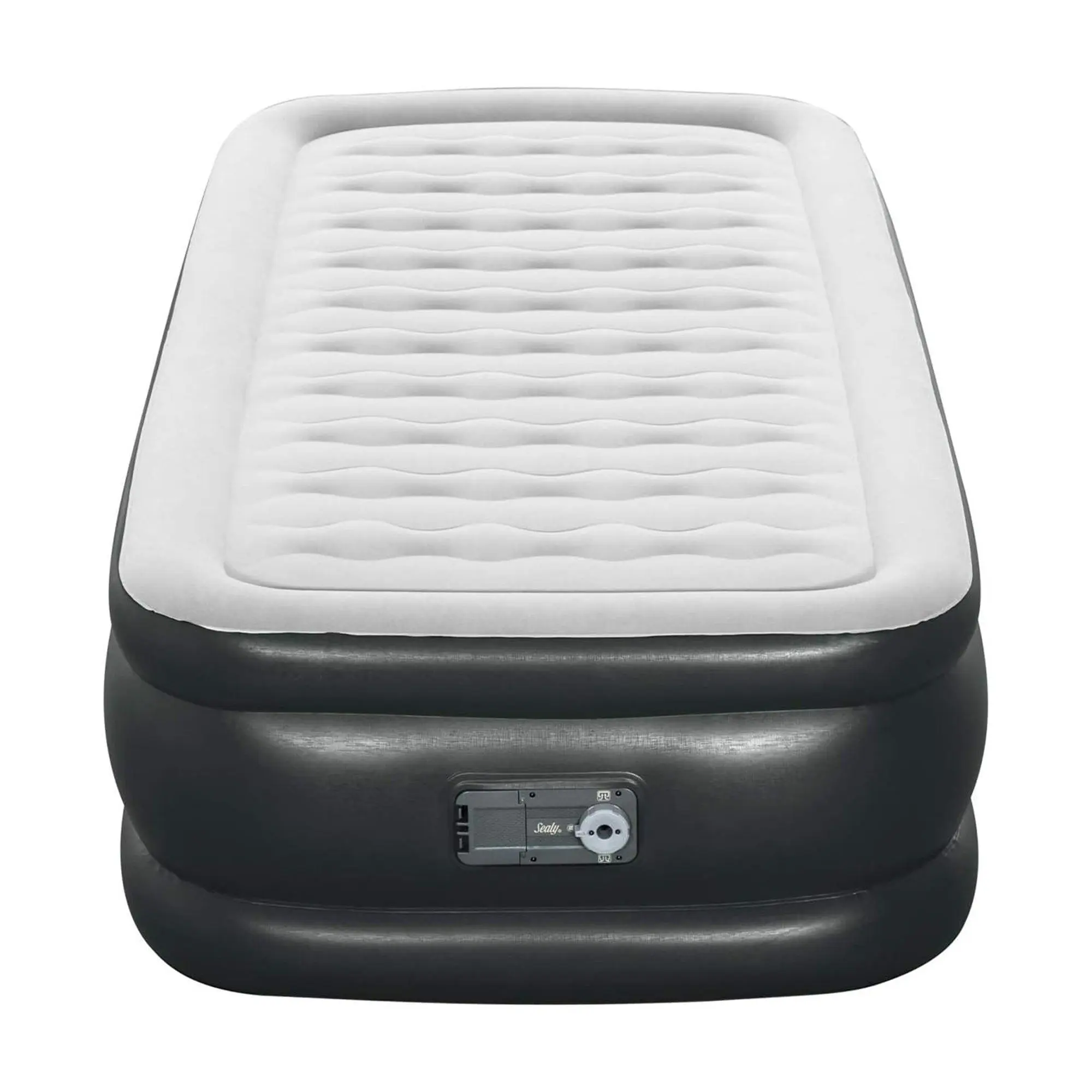 Sealy Tritech Twin Sized 20" Air Mattress Bed 2 Person w/Built-In AC Pump & Bag Sealy Tritech Twin Sized 20" Air Mattress Bed 2 Person w/Built-In AC Pump & Bag