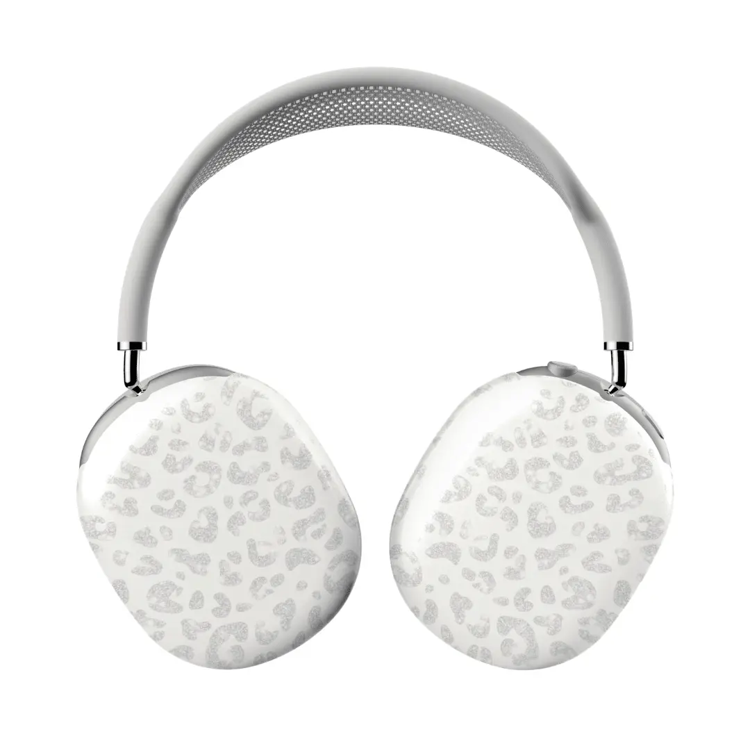 White Leopard AirPod Max Case