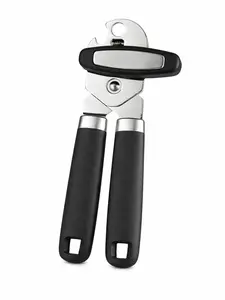 Manual Stainless Steel Can Opener Easy Grip Kitchen Tool