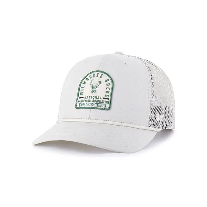 '47 Brand Gravestone Milwaukee Bucks Snapback Trucker Hat