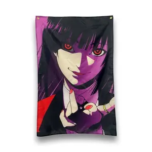 Kakegurui Wall Flag Anime Art Decor Wall Flag Tapestry