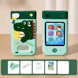 Unisex Kids Phone! 2.8-inch Touchscreen, 3-9Yrs Educational Music Games – Perfect Birthday Gift & Fun Travel Electronic Toy!