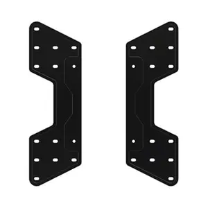 212 MAIN VESA 400x400 mm Mount Extension Adapter - Cold Rolled Steel & Aluminum Construction, Epoxy Powder Coat, Pre-Sorted Kit for TV Mounting