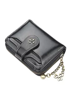 Women's Elegant Minimalist Short Wallet, All-match Trendy Mini Bifold Purse, Gorgeous Card Holder for Daily Use As Birthday Gift