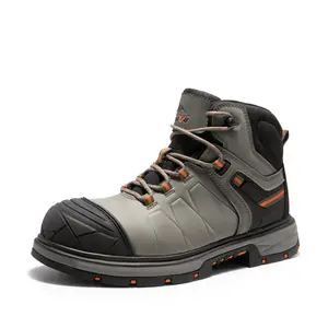 NORTIV 8 Steel Toe Boots for Men Waterproof Safety Construction Winter Work Boots