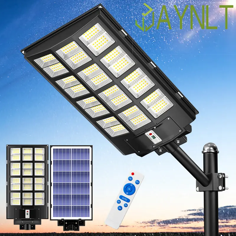 Solar Garden Lights Outdoor- 4800W Ultra-Powerful Energy Efficient, Super Bright 298000 Lumens, Automatic Dusk To Dawn,Motion Sensor - Ideal for Parking Lots and Yard Light,Brighter lighting effectDriveways,IP67 Waterproof Rainy Day Available