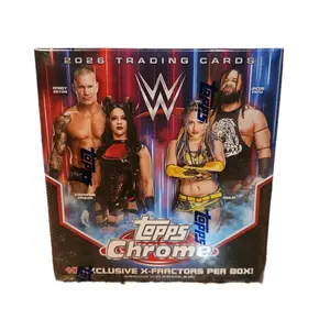 2026 Topps Chrome WWE Mega Box - Officially Licensed Trading Cards, Collectible Set with Exclusive X-Factors Per Box