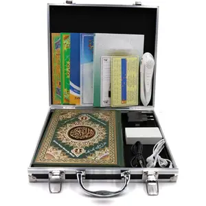 Ramadan Digital Quran Reading Pen 8GB Memory Downloading Reciters and Languages English Arabic Urdu  Spanish  etc,with 6 Holy Quran Books for  and Arabic
