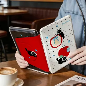 Magnetic Detachable Acrylic Case for 7'' Kindle Paperwhite 12th Gen & 1/2/3/4, 360° Rotatable Design, Auto Wake/sleep Feature