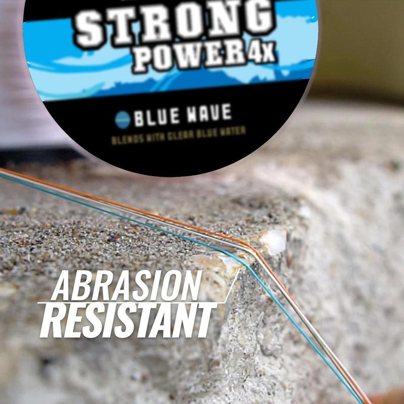 Braided Fishing Line 4 Strands Strong Multifilament PE Braided Line for Seawater 8LB-40LB 546yds 500m Super Strong Super Line Fishing Tackle