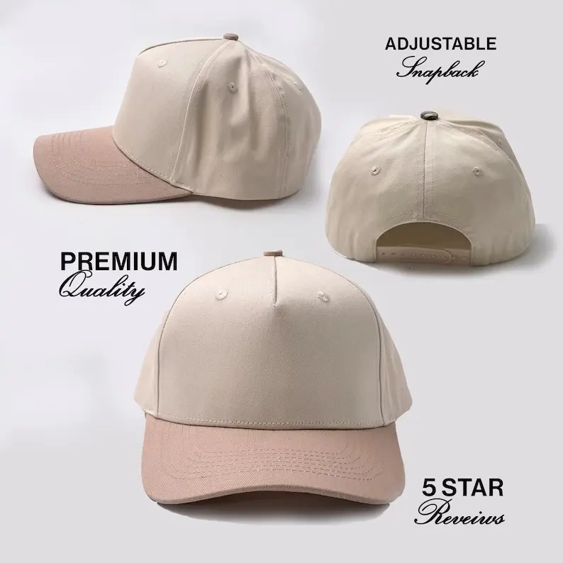 Blank Cotton Baseball Cap Adjustable Plain Dad Hat Lightweight Outdoor Sports Hat for Men Women