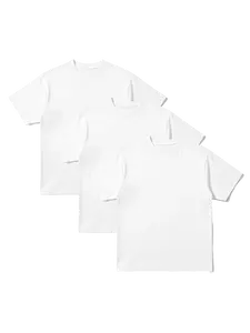 S32 Organic Standard Fit Cropped Tees, White 3-Pack