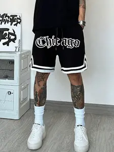 Men's Casual Street Style Jogging Shorts, Loose-Fitting Design, Perfect for Daily Wear & Festive Occasions, Ideal Gift Choice