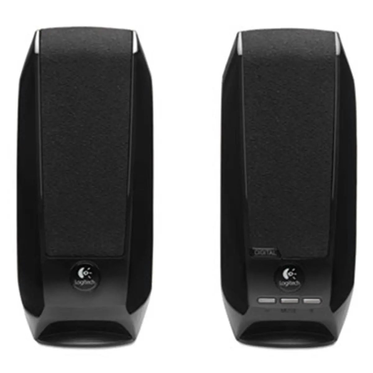 Logitech Portable USB Wired Speakers for Desktops/Laptops, Digital Audio Stereo Sound Device with USB Port and Easy-Operation Buttons, Portable Usb Speakers