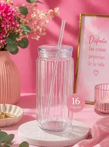 16 oz Snow Globe Kitchen Drinkware Water Bottle