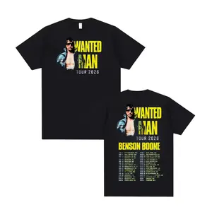 Benson Boone Wanted Man Tour 2026 Graphic Shirt Pop Singer Concert Merch for Fans Festival Outfit Gift Shirt For Men Women