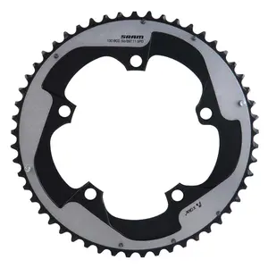 SRAM Red 22 53T 130mm BCD YAW Chainring Gray Hidden Non-Hidden Bolt Use 39T