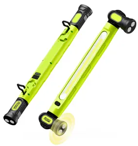 Under Hood Work Light Bar, 3000LM LED Magnetic Light Bar with Hooks, 5200mAh Cordless Rechargeable Hood Light Fathers Day Dad Gifts for Men/Mechanic/Car Repairing/Garage