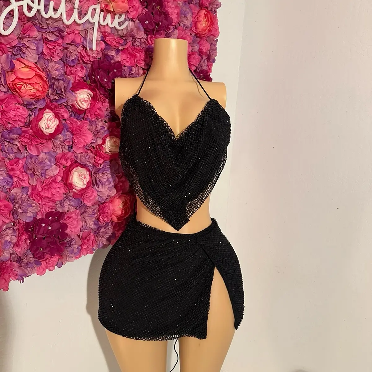 two piece leather skirt set - TikTok Shop