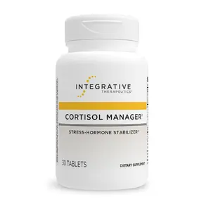 Integrative Therapeutics Cortisol Manager - Adrenal Health Support Supplement for Healthy Stress Response* - Vegan, Dairy-Free & Gluten-Free