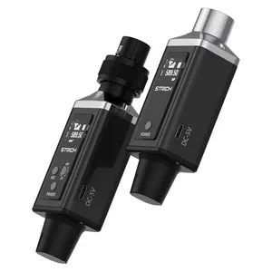 STRICH M3 UHF Wireless Microphone XLR Transmitter and Receiver 16 Channels, 164 ft Range, Plug-on Wireless Mic Adapter for Dynamic & Condenser Mic, Compatible with Audio Mixer, PA System