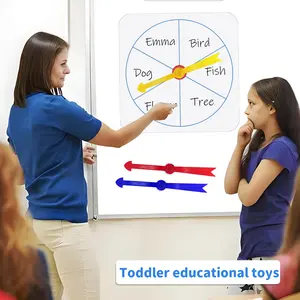30cm Large Suction Cup Spinner Arrows, Whiteboard pointer Teaching Tool for Math, Alphabet, Group Games & Random Draws