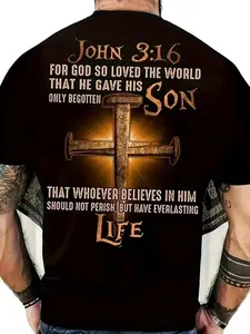 Graphic Round Neck Short Sleeve Fitted T-Shirt for Men and Women, Stylish Casual Summer Top for Everyday Wear, Comfortable for Any Occasion