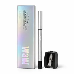 Silky Smooth Waterproof Eyeliner Pen, Smudge-Proof Longwear Eye Liner with Precision Tip, Easy Glide Makeup Pencil, 4 Shades