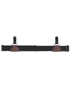 Solid Black Shirttail Garters for Shorts